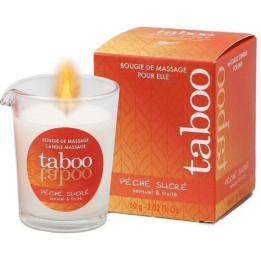 RUF - TABOO VELA DE MASAJE PARA ELLA PECHE SUCRE AROMA NECTARINA | VibraZon