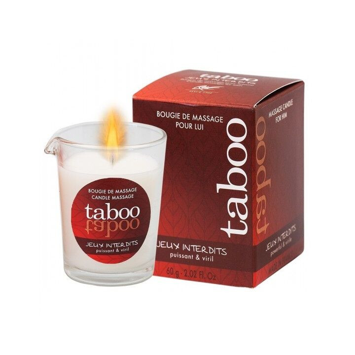 RUF - TABOO VELA DE MASAJE PARA ÉL JEUX INTERDITS AROMA LIQUEN SALVAJE | VibraZon