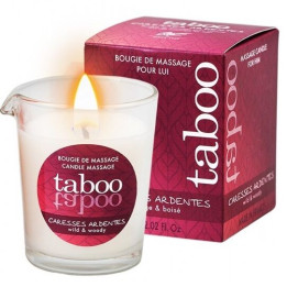 RUF - TABOO VELA DE MASAJE PARA ÉL CARESSES ARDENTES AROMA HELECHO | VibraZon