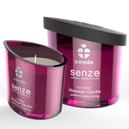 SWEDE - SENZE ECSTATIC VELA MASAJE - JAZMÍN, YLANG YLANG | VibraZon