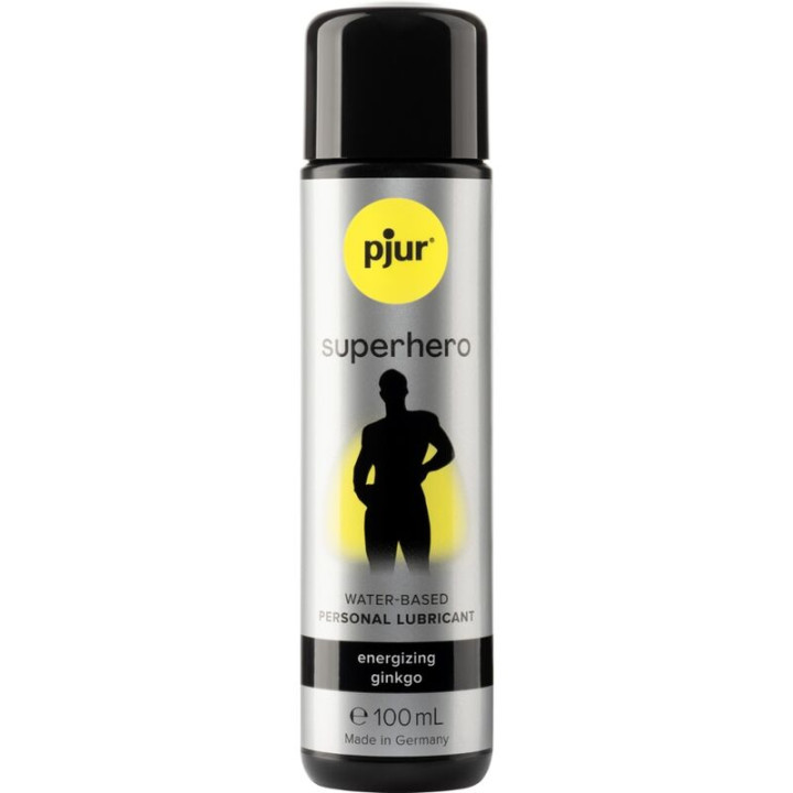PJUR - SUPERHERO LUBRICANTE ENERGIZANTE GINKGO 100 ML | VibraZon