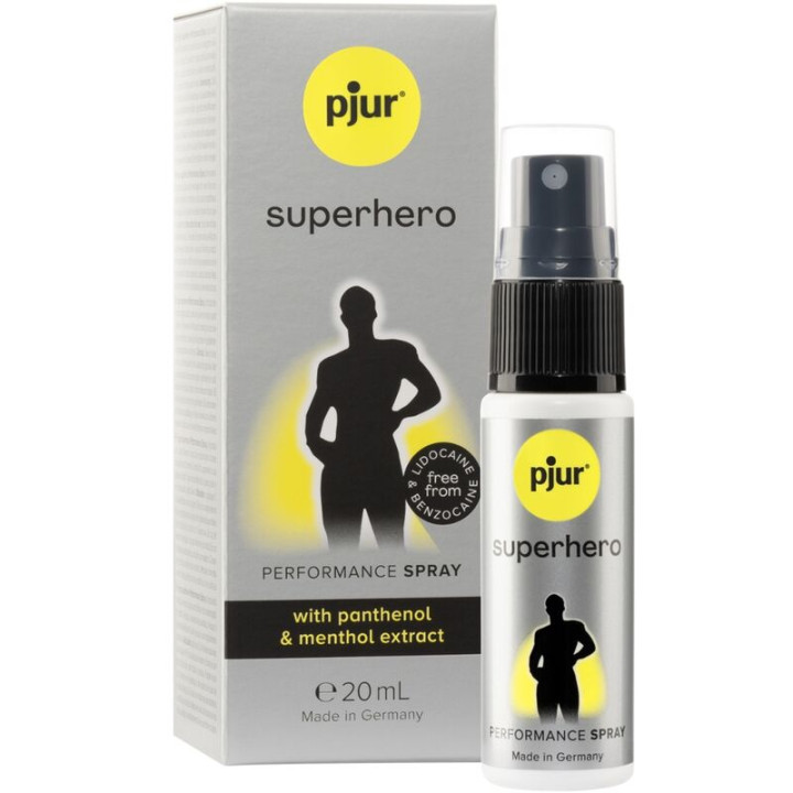 PJUR - SUPERHERO PERFORMANCE SPRAY RETARDANTE 20 ML | VibraZon