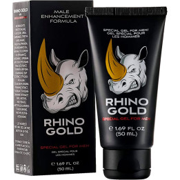 RHINO DORADO - GEL ÍNTIMO PARA HOMBRES 50 ML | VibraZon