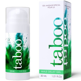RUF - TABOO MALE DELAY GEL RETARDANTE PARA HOMBRE 30 ML | VibraZon
