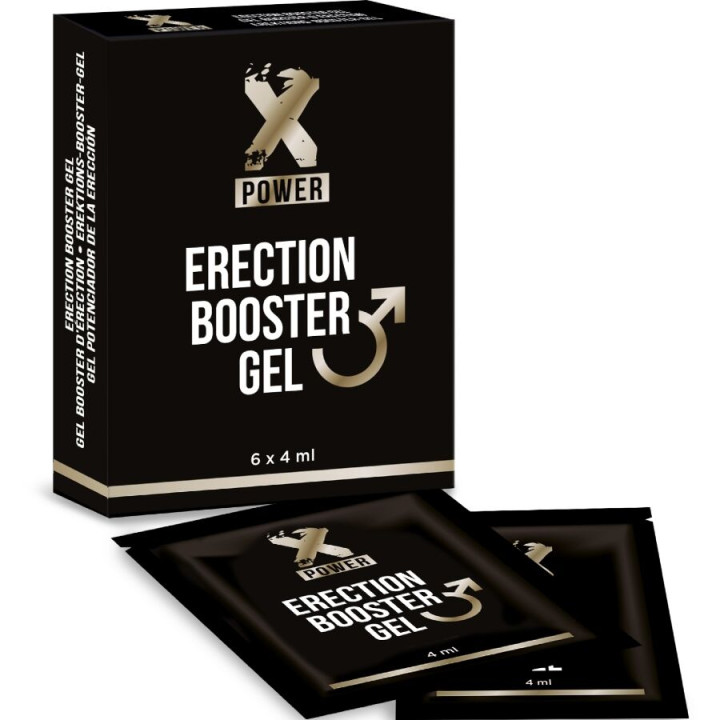 XPOWER - ERECCION BOOSTER GEL POTENCIADOR ERECCION 6 X 4 ML | VibraZon