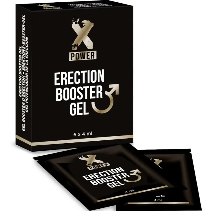 XPOWER - ERECCION BOOSTER GEL POTENCIADOR ERECCION 6 X 4 ML