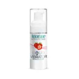Vibrador Líquido Sabor Fresa 30 Ml de Amoreane