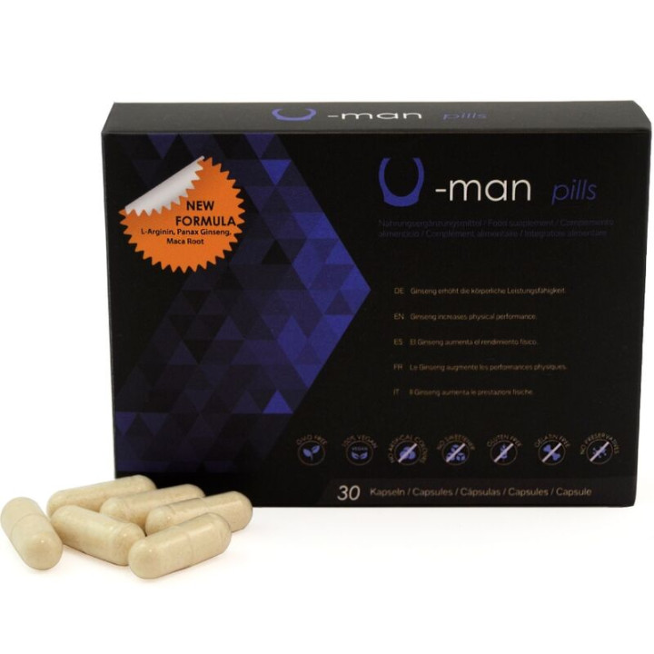 U-Man Pills – Complemento alimenticio para la virilidad masculina | VibraZon