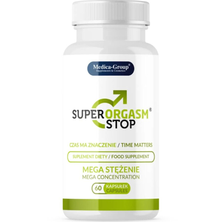 Super Orgasm Stop – Cápsulas Naturales para el Control de la Eyaculación y Mayor Resistencia Sexual | VibraZon