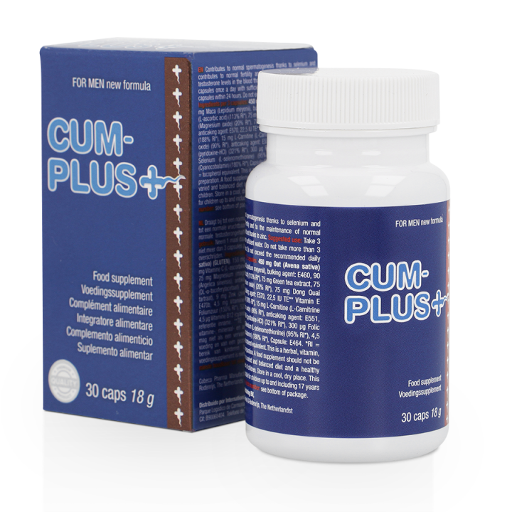 Cum Plus – Complemento alimenticio para la calidad del esperma y el bienestar masculino | VibraZon