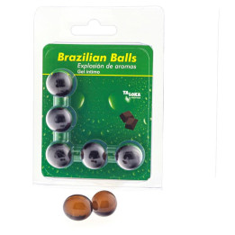 Set 5 Brazilian Balls Explosion Aroma Chocolate | VibraZon