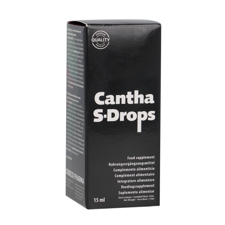 Cantha S-Drops – Complemento alimenticio con L-Arginina y Vitamina C | VibraZon