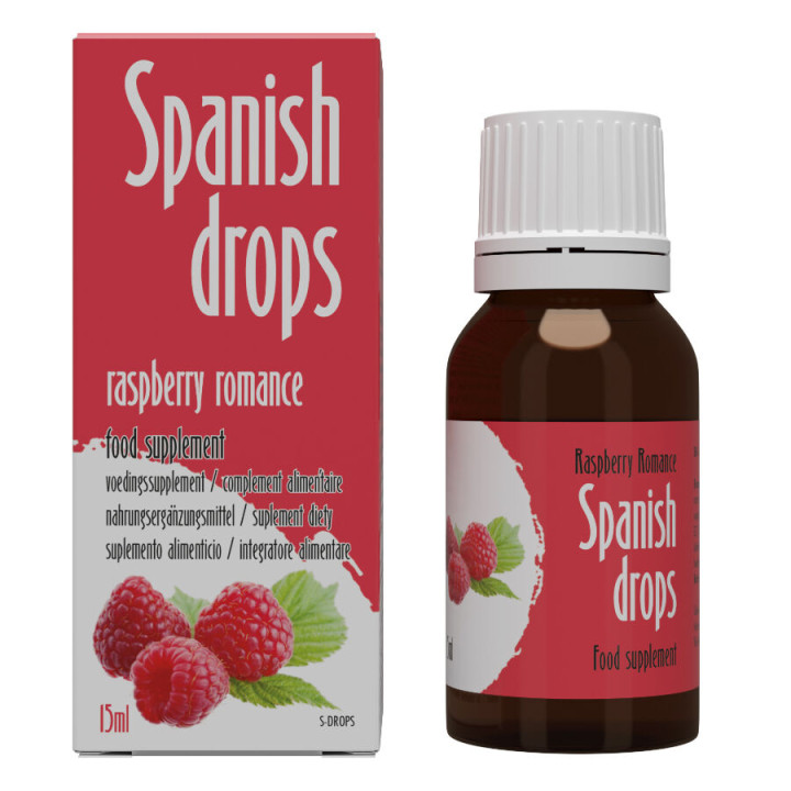Spanish Drops Frambuesa – Complemento alimenticio en gotas | VibraZon