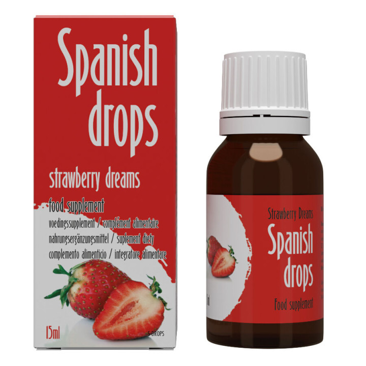 Spanish Drops – Complemento alimenticio en gotas con sabor a Fresa | VibraZon