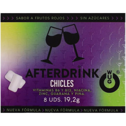 WUG After Drink – El chicle funcional que te ayuda a recuperar energía tras la noche BLISTER 8 UDS | VibraZon