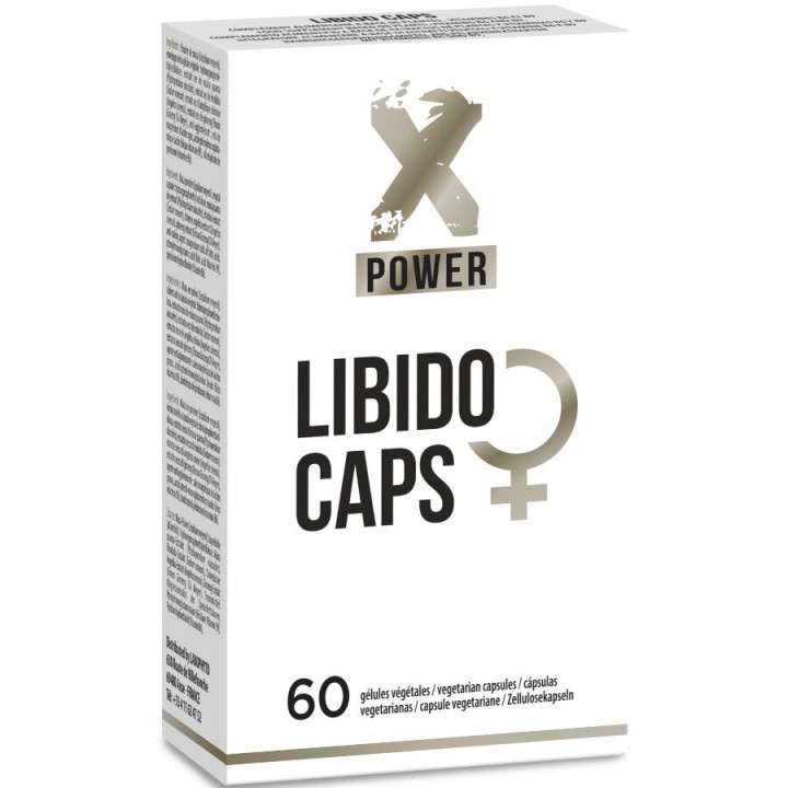 XPOWER - LÍBIDO CAPS COMPLEMENTO AUMENTO LÍBIDO Y PLACER 60 UNIDADES | VibraZon