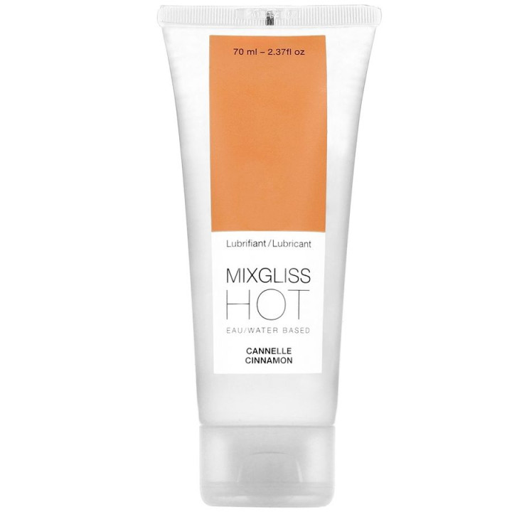 MIXGLISS - LUBRICANTE EFECTO CALOR SABOR A CANELA 70ML | VibraZon