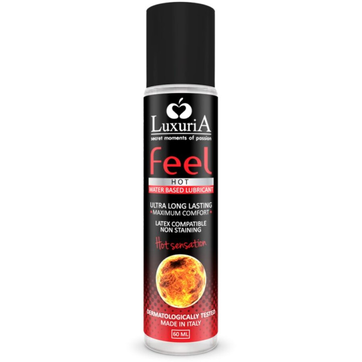 INTIMATELINE - LUXURIA SENSACION HOT SENSACION LUBRICANTE BASE AGUA EFECTO CALOR 60 ML | VibraZon