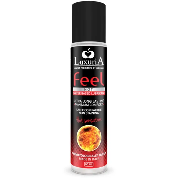 INTIMATELINE - LUXURIA SENSACION HOT SENSACION LUBRICANTE BASE AGUA EFECTO CALOR 60 ML