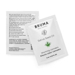 BRUMA - 6 ML GEL DESLIZANTE CON ACEITE DE SEMILLA EFECTO CALOR SABOR CANNABIS | VibraZon