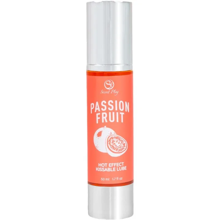 SECRETPLAY - LUBRICANTE EFECTO CALOR FRUTA DE LA PASIÓN 50 ML