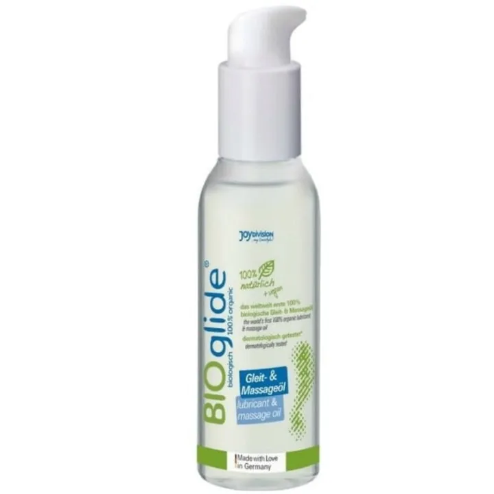 BIOGLIDE - LUBRICANTE ACEITE DE MASAJE ORGÁNICO 125 ML