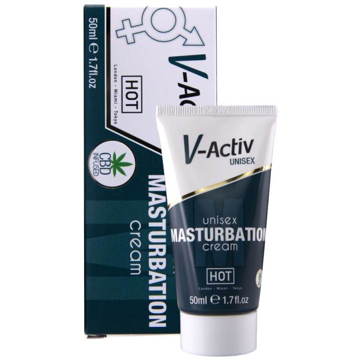 HOT - CREMA DE MASTURBACIÓN CON CBD - UNISEX 100 ML | VibraZon