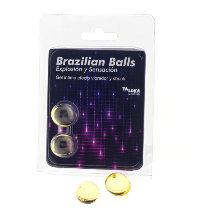 Set 2 Brazilian Balls Excitante Efecto Vibrador y Shock | VibraZon