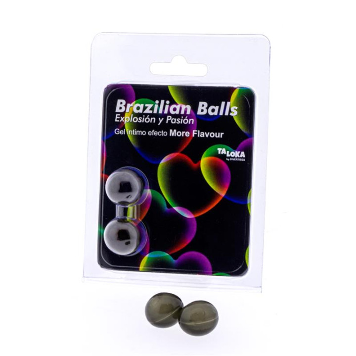 Set 2 Brazilian Balls Excitante Efecto More Flavour/Sabor | VibraZon