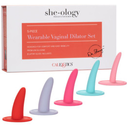 CALEXOTICS - KIT 5PC DILATADORES VAGINALES O ANALES MULTICOLOR | VibraZon