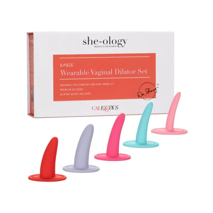 CALEXOTICS - KIT 5PC DILATADORES VAGINALES O ANALES MULTICOLOR