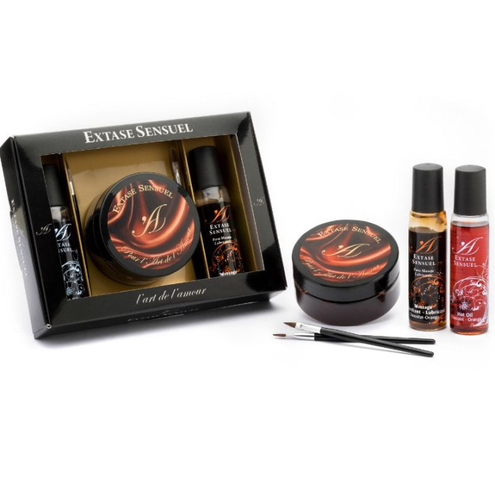 EXTASE SENSUAL - KIT COFRE CHOCOLATE AFRODISIACO | VibraZon
