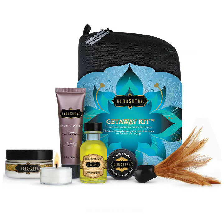 KAMASUTRA - ROMANTICO Y LUJOSO KIT EN TAMAÑO VIAJE | VibraZon