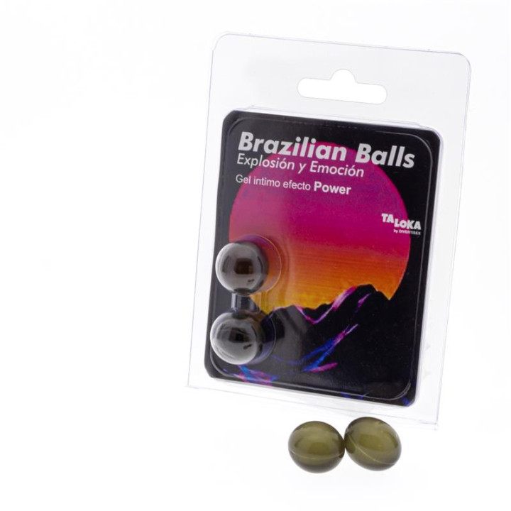 Set 2 Brazilian Balls Gel Excitante Efecto Power | VibraZon
