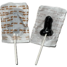 DIABLO GOLOSO - 1 PIRULETA PENE RON COLA 10% ALCOHOL | VibraZon