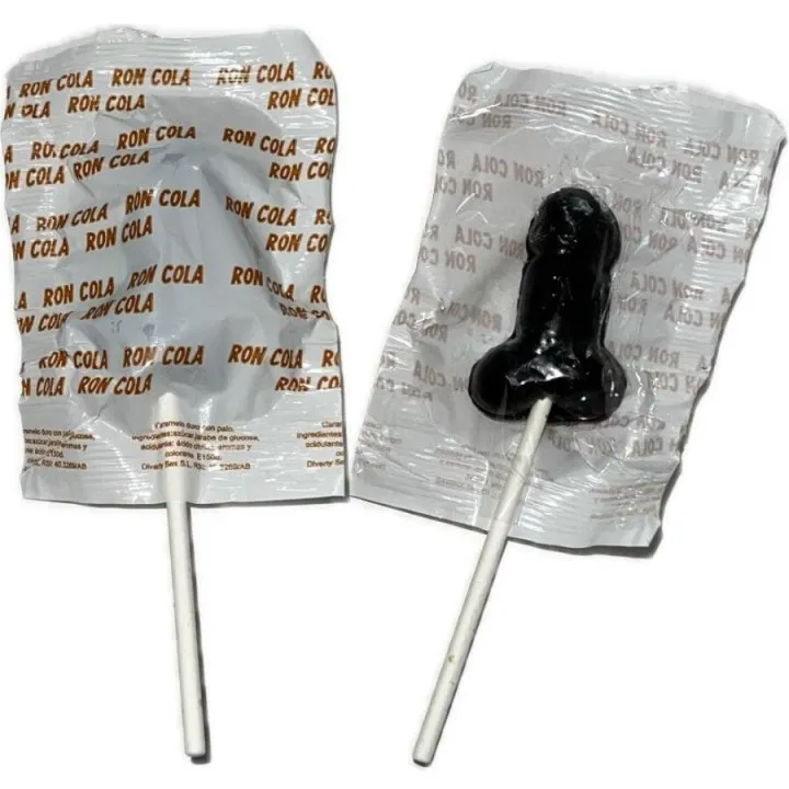 DIABLO GOLOSO - 1 PIRULETA PENE RON COLA 10% ALCOHOL