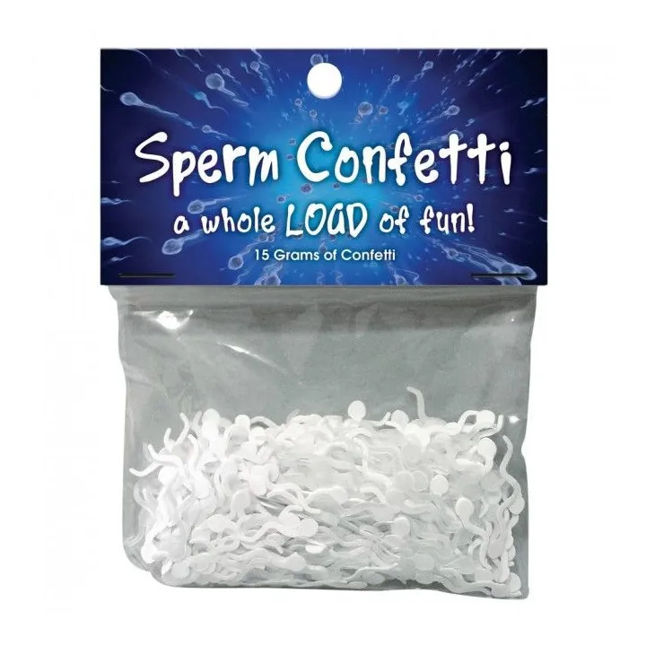 KHEPER GAMES - CONFETI EN FORMA DE ESPERMA