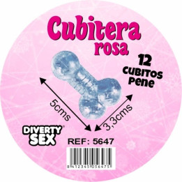 DIABLO PICANTE - CUBITERA 12 PENES SILICONA DURA PARA COLGAR ROSA | VibraZon