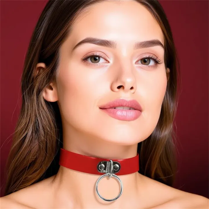 Collar con Aro Cuero Vegano Talla Única de Cinderella
