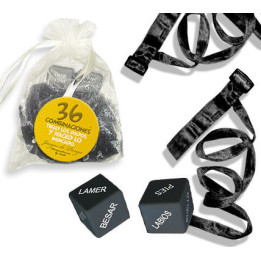 INEDIT - KIT BOLSA ORGANZA ATADURAS NEGRO | VibraZon