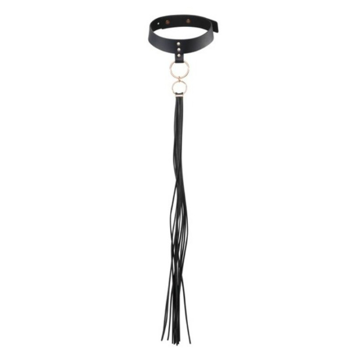 BIJOUX INDISCRETS MAZE - COLLAR CON FLECOS NEGRO | VibraZon