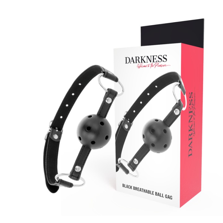 DARKNESS - MORDAZA TRANSPIRABLE NEGRO | VibraZon