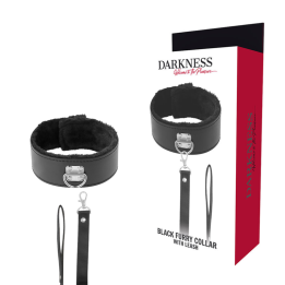 DARKNESS - COLLAR FORRADO CON CADENA TITANIUM | VibraZon