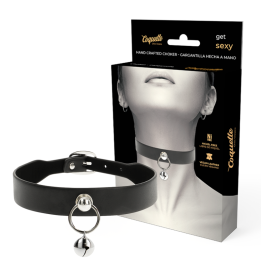 COQUETTE CHIC DESIRE - COLLAR CUERO VEGANO ACCESORIO WOMAN CASCABEL/ARO | VibraZon