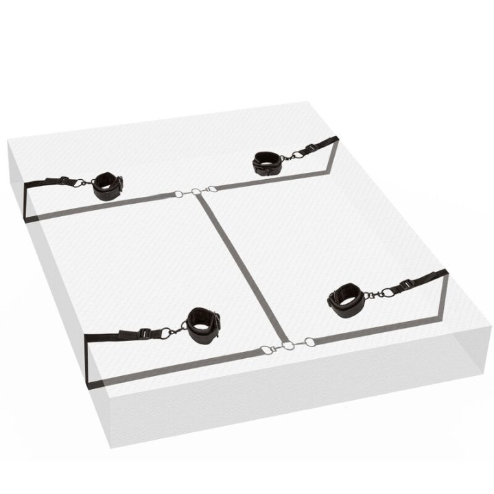 CALEXOTICS - BOUNDLESS ROJO RESTRAINT SET RESTRICCION CAMA | VibraZon