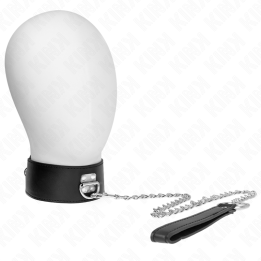 KINK - COLLAR CON CORREA 65 CM ANCHO NEGRO AJUSTABLE 33.5-41 CM X 5 CM | VibraZon