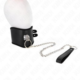 KINK - COLLAR CON CORREA 65 CM ANCHO NEGRO AJUSTABLE 40-55 CM X 10 CM | VibraZon