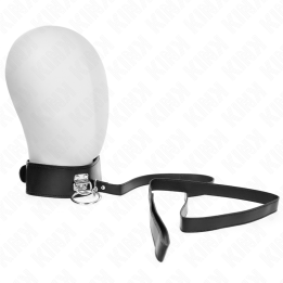 KINK - COLLAR CON CORREA 116 CM CON TACHUELAS CORREA POLIPIEL 50 X 5 CM | VibraZon