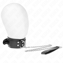 KINK - COLLAR CON CORREA 65 CM HEBILLAS PLATEADAS AJUSTABLE 33-46 CM X 5.5 CM | VibraZon