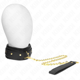 KINK - COLLAR CON CORREA ESPONJA IMITACIÓN CUERO MODELO 1 AJUSTABLE 37-54 CM X 3 CM | VibraZon